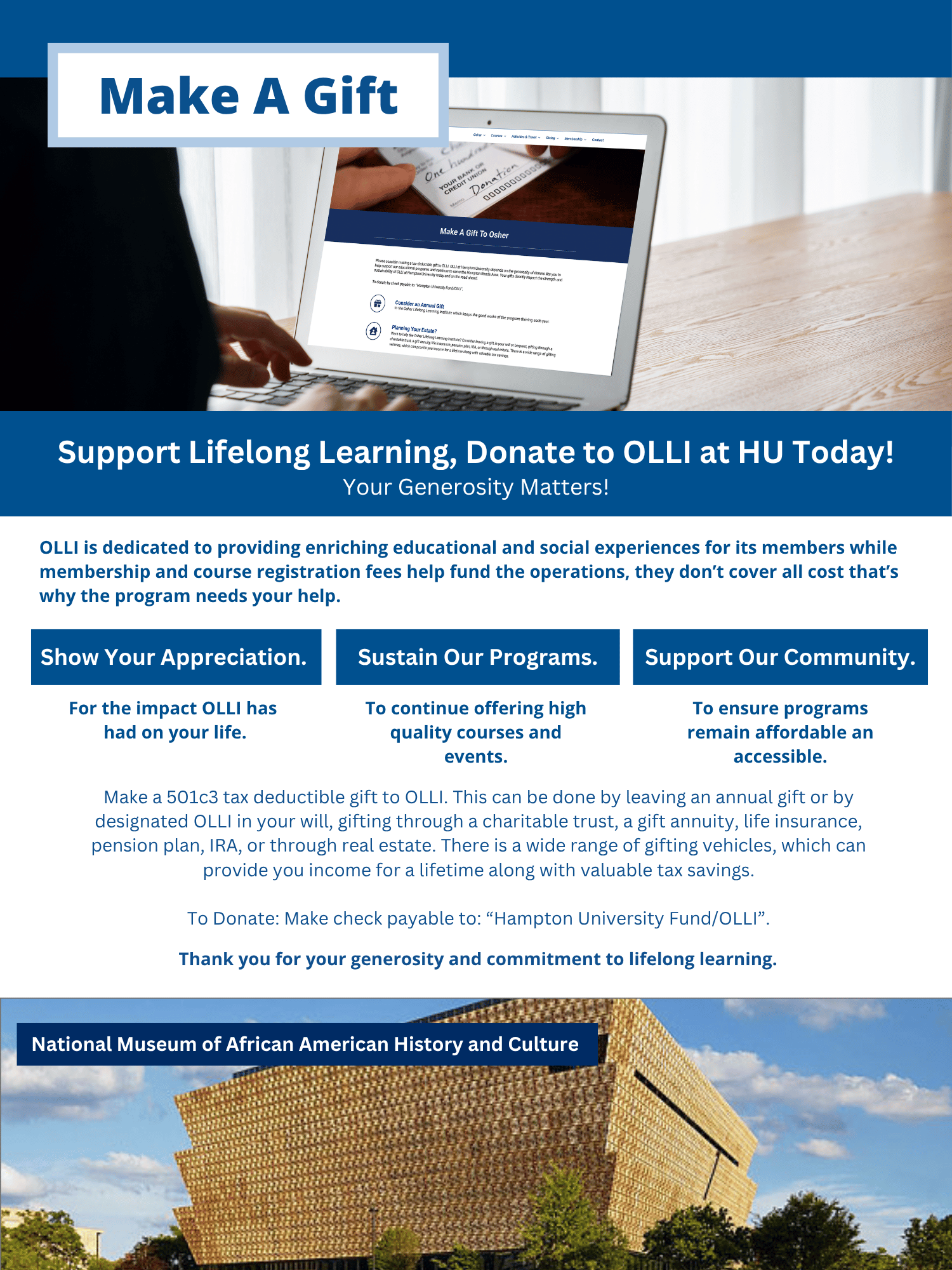 OLLI Course Catalog page $5