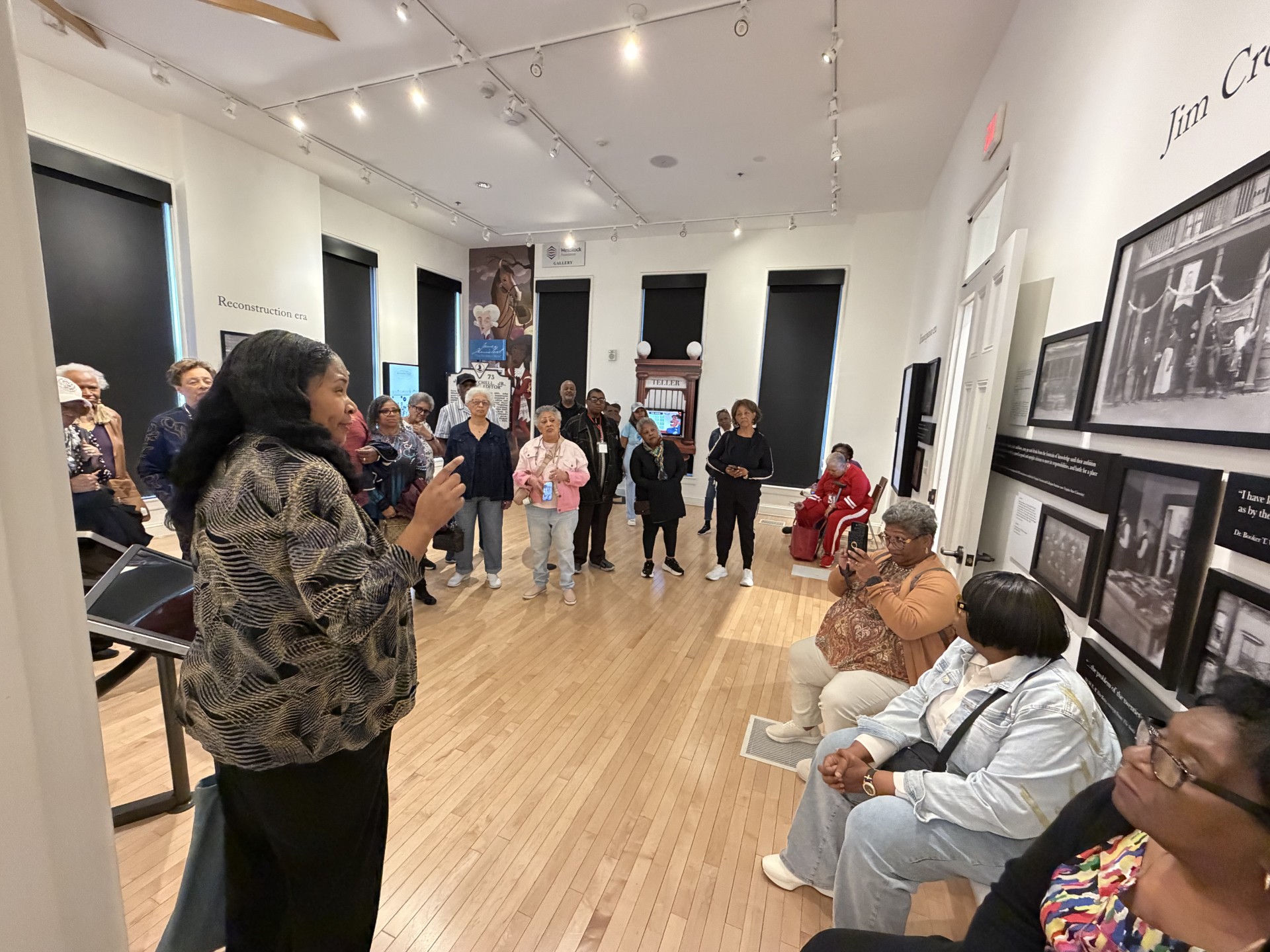 Adult learners gathered casually and enjoying one another's company